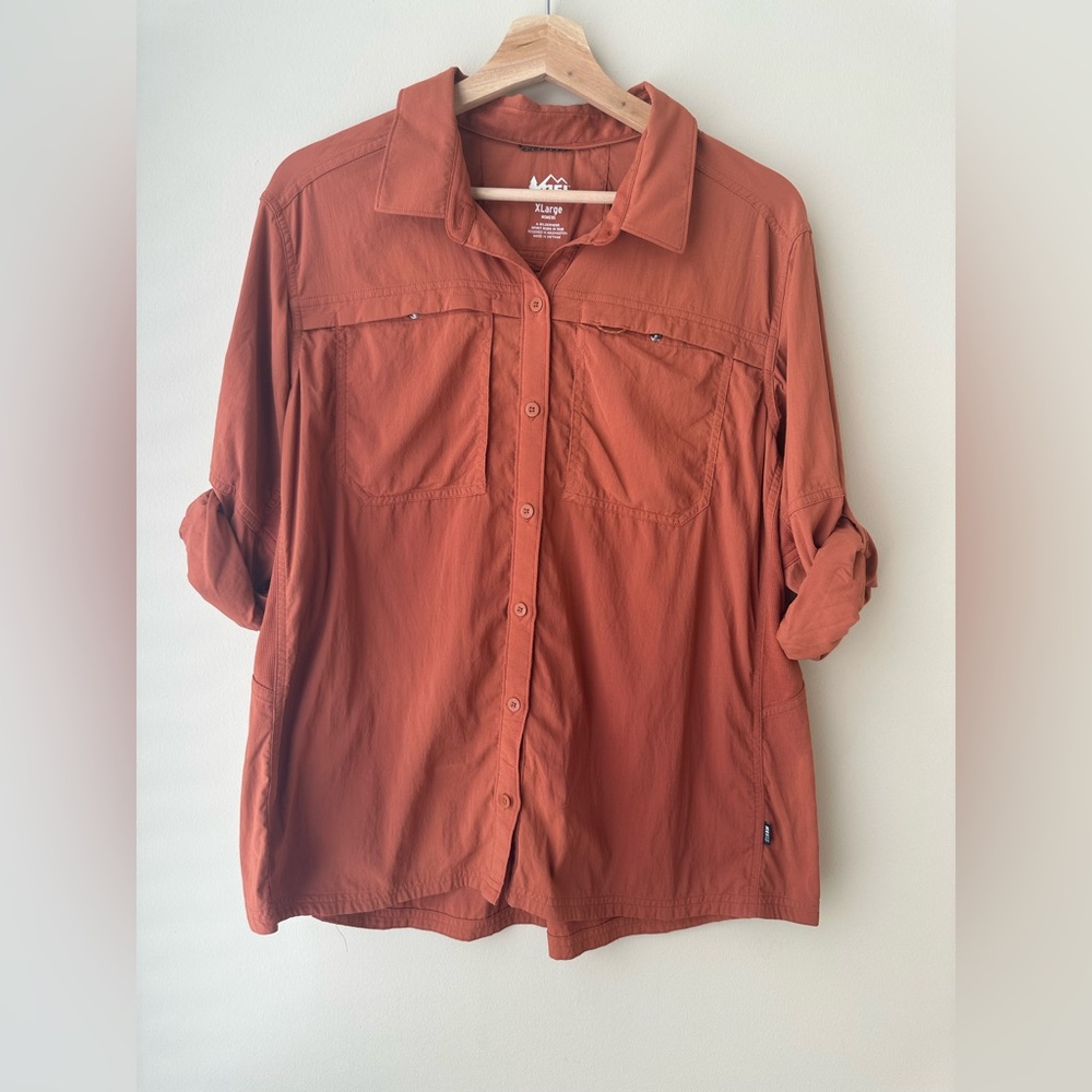 REI  Hiking Button Down